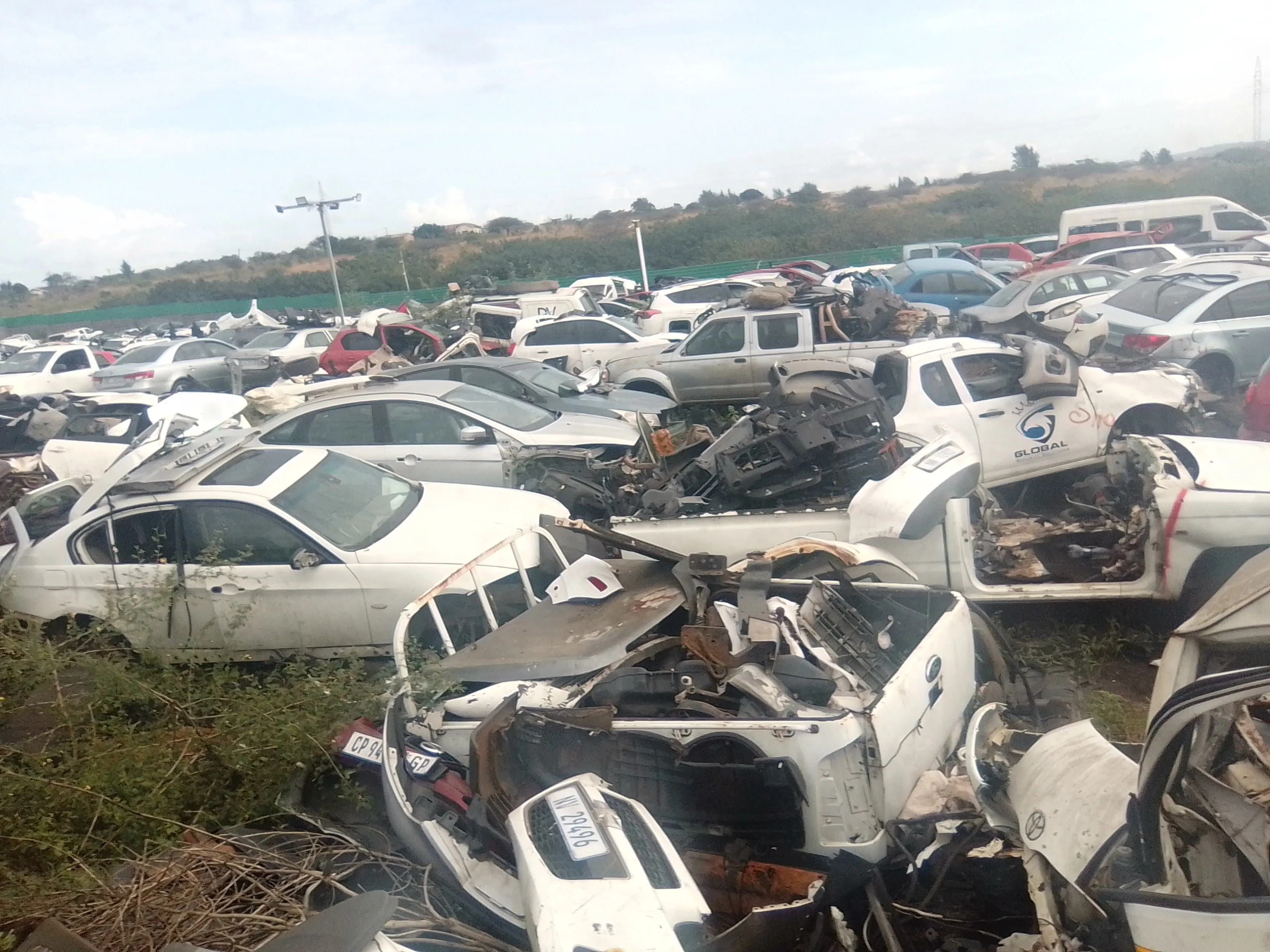 Maqimba Used Spares yard — stripped vehicles stock